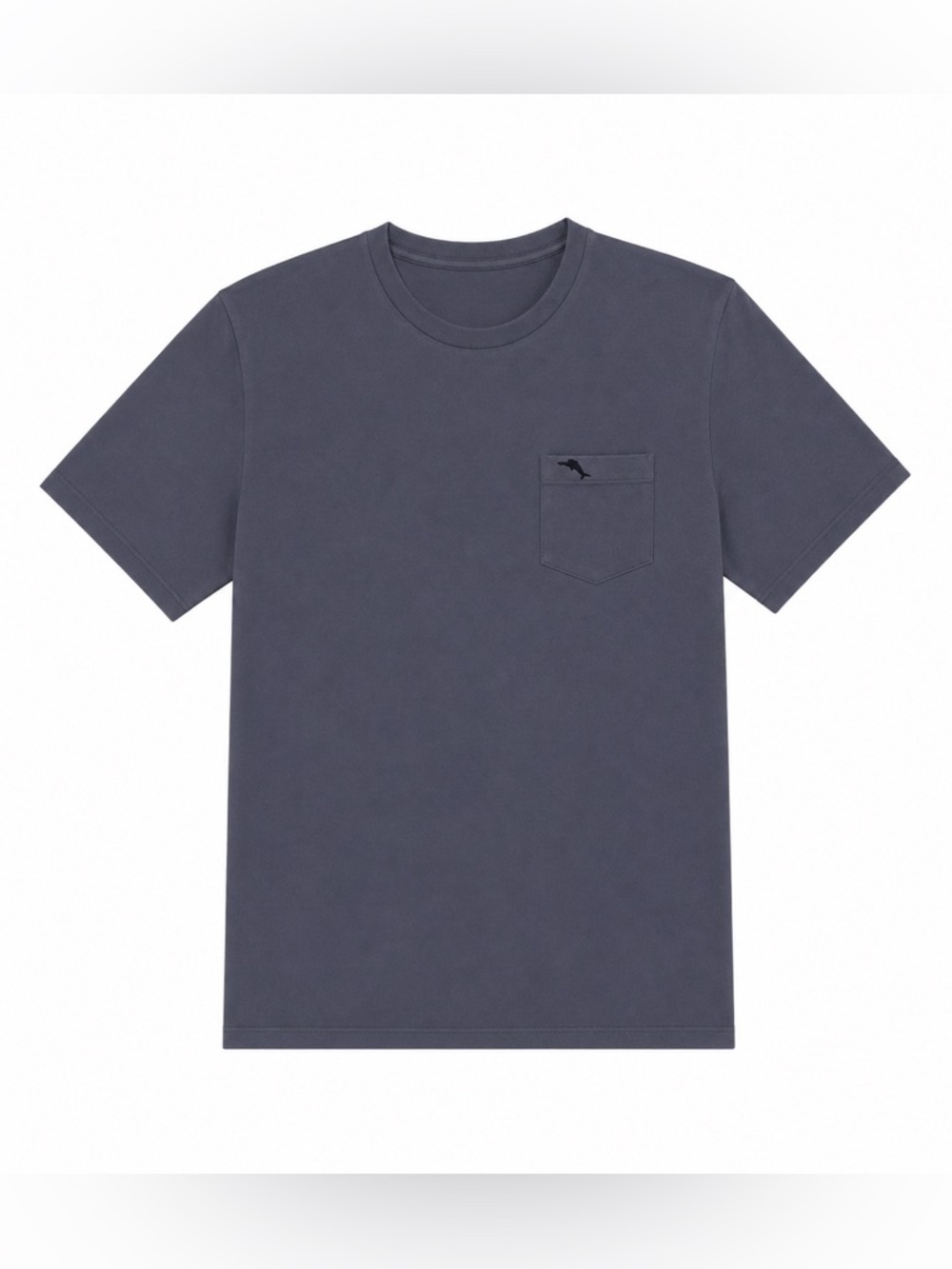Tommy Bahama Youth Slate Blue Marlin Embroidered Pocket T-Shirt Size 10-12